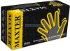 MAXTER nitril fekete púdermentes vizsgálókesztyű  5,5g - S 100db 