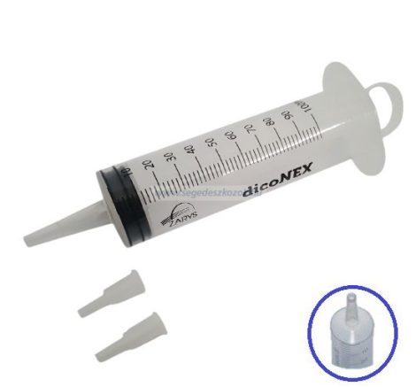 RG Fecskendő 3r. 100ml catheter vég 