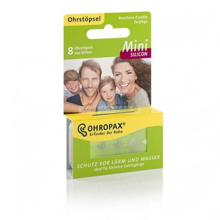Ohropax Silicon Mini füldugó 8db (4pár) (Utolsó darabos akció!)