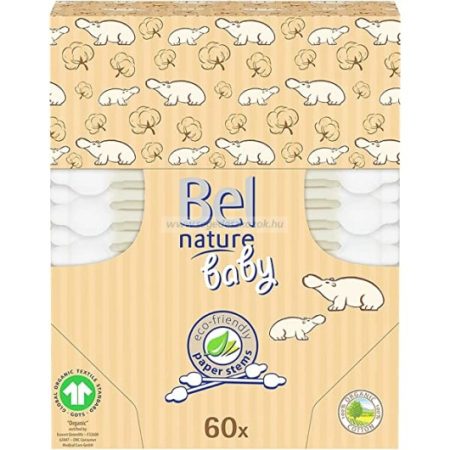 Hartmann Bel Nature Baby fültisztító pálcák 60db