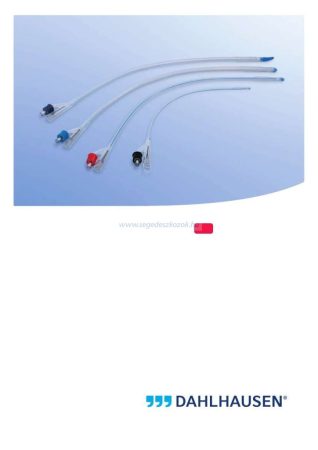 Dahlhausen 100% Szilikon Nelaton Ballon Katéter 5-10 ml 12ch - 1db (Utolsó darabos akció!) (Lejárat: 2029.08.)