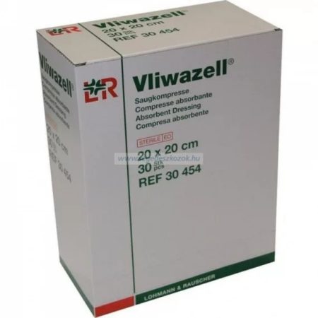 VLIWAZELL sebfedő párna steril 20x20cm (Utolsó darabos akció!)