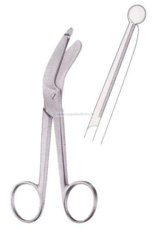 Kötszer olló 18CM (acél) 