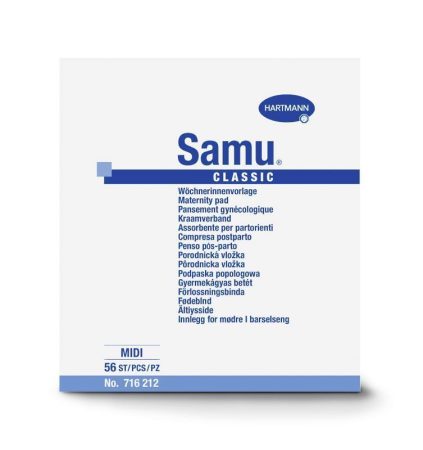 Hartmann Samu mini nőgyógyógyászati betét 6,5x22 cm 20db