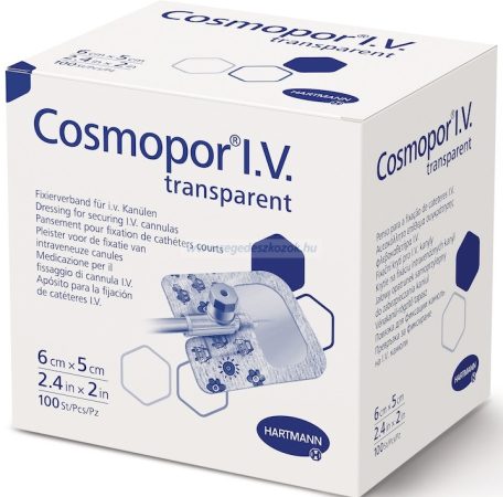 Hartmann Cosmopor I.V.  transparent kanülrögzítő gyerekmintás 6x5cm 100db (Előrendelhető)