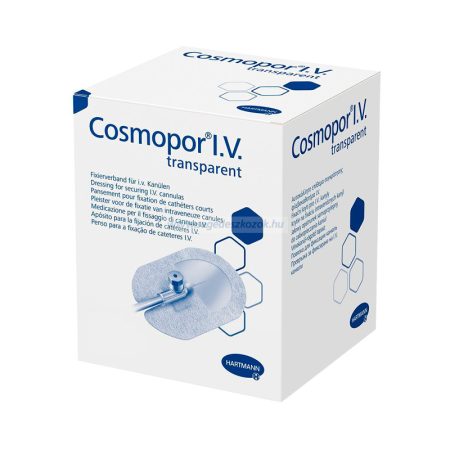 Hartmann Cosmopor I.V.  transparent kanülrögzítő 12x10cm 50db (Utolsó darabos akció!)