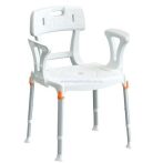   KING Szoba WC és zuhanyszék 3in1 háttámlával és karfával (Előrendelhető)