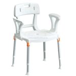   KING Szoba WC és zuhanyszék 3in1 háttámlával és karfával (Előrendelhető)