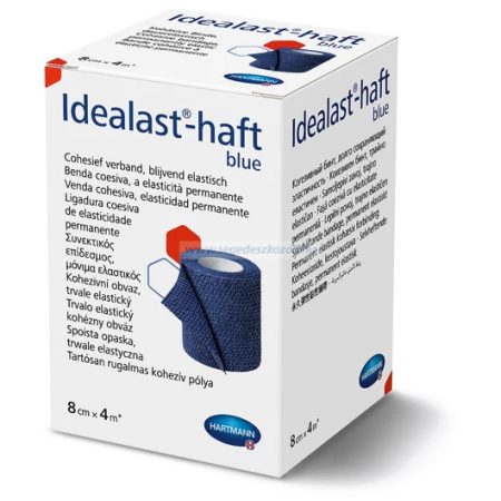 Hartmann Idealast-haft önt.k.pólya kék 8cmx4m 1db
