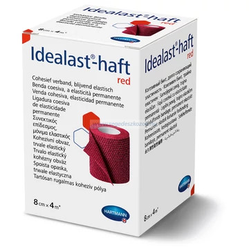 Hartmann Idealast-haft önt.k.pólya piros 8cmx4m 1db
