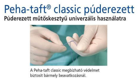 Hartmann 6 Peha-taft classic kesztyű púderezett 50 pár