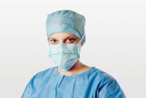 Hartmann Foliodress műtéti szájmaszk Perfect Protect kék 50db