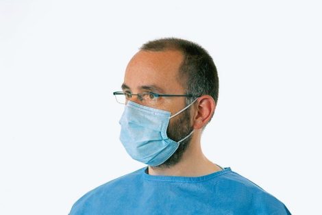 Hartmann Foliodress műtéti szájmaszk Loop Comfort zöld 50db