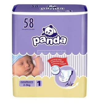 Panda newborn nadrágpelenka 2-5kg - 58db