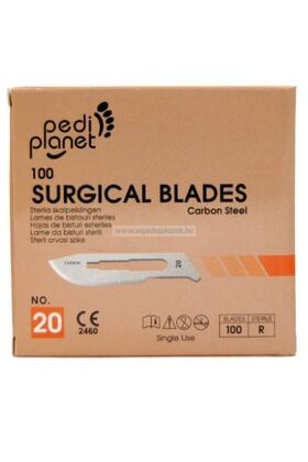 Pedi Planet pedikűr szikepenge 20-as méret - 100db (Utolsó darabos akció!)