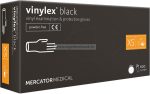   MERCATOR vinylex black vinil púdermentes diagnosztikai kesztyű XS 100db