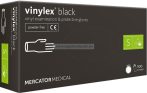   MERCATOR vinylex black vinil púdermentes diagnosztikai kesztyű S 100db