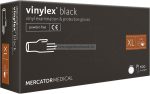   MERCATOR vinylex black vinil púdermentes diagnosztikai kesztyű XL 100db