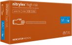 MERCATOR nitrylex high risk púdermentes kesztyű M 100db