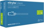   MERCATOR nitrylex classic blue nitril púdermentes kesztyű S 100db
