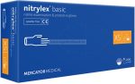   MERCATOR nitrylex basic blue orvosi púdermentes, nitril kesztyű XS 200db