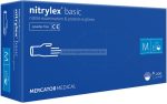   MERCATOR nitrylex basic blue orvosi púdermentes, nitril kesztyű M 200db