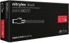 MERCATOR nitrylex black púdermentes nitril kesztyű L 100db - Fekete gumikesztyű MERCATOR nitrylex black púdermentes nitril kesztyű L 100db - Fekete gumikesztyű