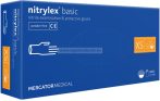  MERCATOR nitrylex basic blue orvosi púdermentes, nitril kesztyű XS 100db