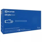   MERCATOR nitrylex basic A100 blue - kék púdermentes vizsgálókesztyű S 100db (Előrendelhető)