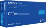   MERCATOR nitrylex basic blue orvosi púdermentes, nitril kesztyű M 100db