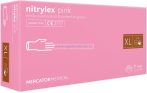   MERCATOR nitrylex pink púdermentes nitril kesztyű XL 100db (Előrendelhető)