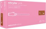 MERCATOR nitrylex pink púdermentes nitril kesztyű XL 100db