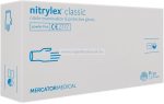   MERCATOR nitrylex classic white orvosi púdermentes nitril kesztyű XS 50db