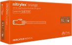   MERCATOR nitrylex orange orvosi púdermentes nitril kesztyű XL 100db
