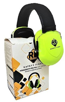Safety First Fültok párnázott ABS sárga