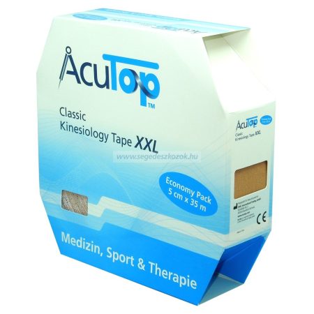ACUTOP Classic XXL Kineziológiai Szalag / Tapasz 5 cm x 35 m Bézs (Előrendelhető) 