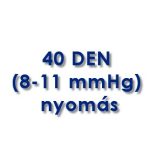 40DEN (8-11 mmHg) nyomás